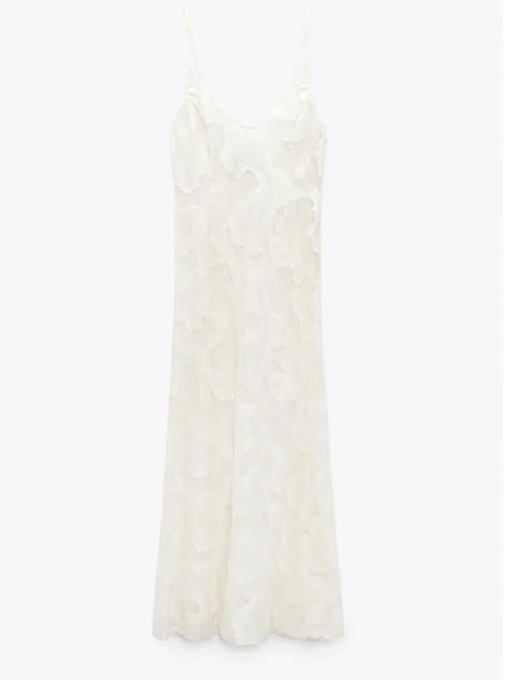 Viral Zara Oyster Ivory Slip Dress - Brand New with tag!
